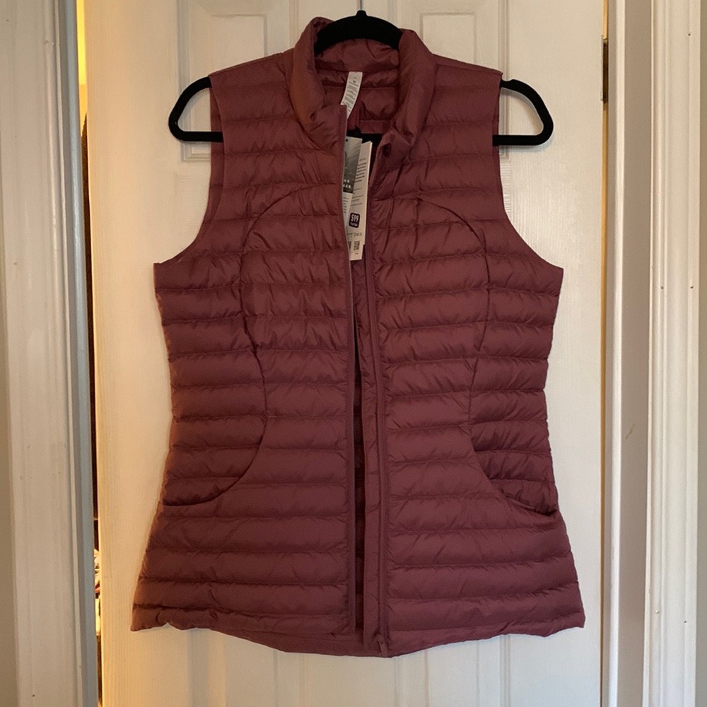 Women's Quilted Vest - Mauve Nwt